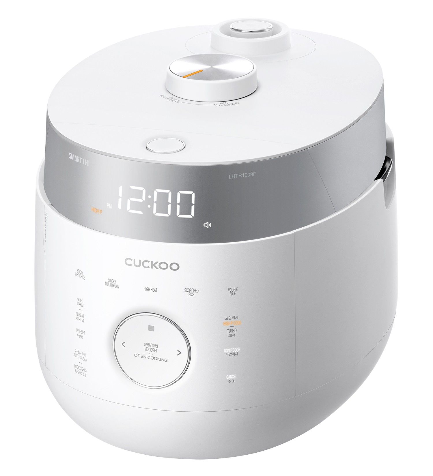 Cuckoo Rice Stove 1800ml white silver CRP-LHTR1009F CRPLHTR1009F (CRP-LHTR1009F)