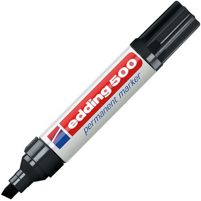 Edding 500 Perm Marker Black Schwarz (4-500001) (4500001)
