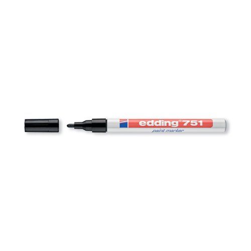 Edding 751 Paint Marker Black Schwarz (4-751001) (4751001)
