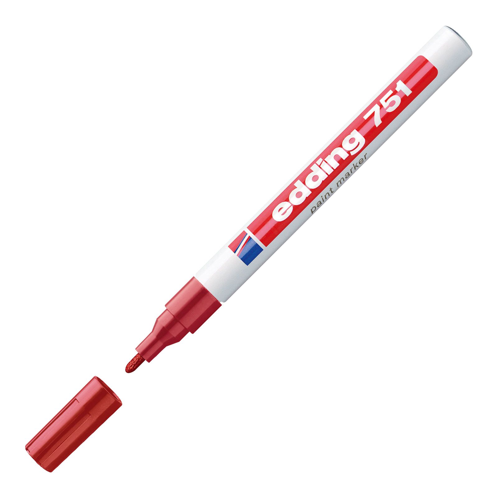 Edding 751 Paint Marker Red (4-751002) (4751002)