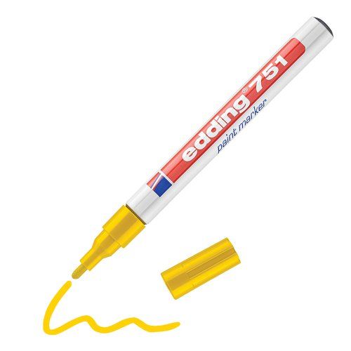 Edding 751 Paint Marker Yellow Gelb (4-751005) (4751005)