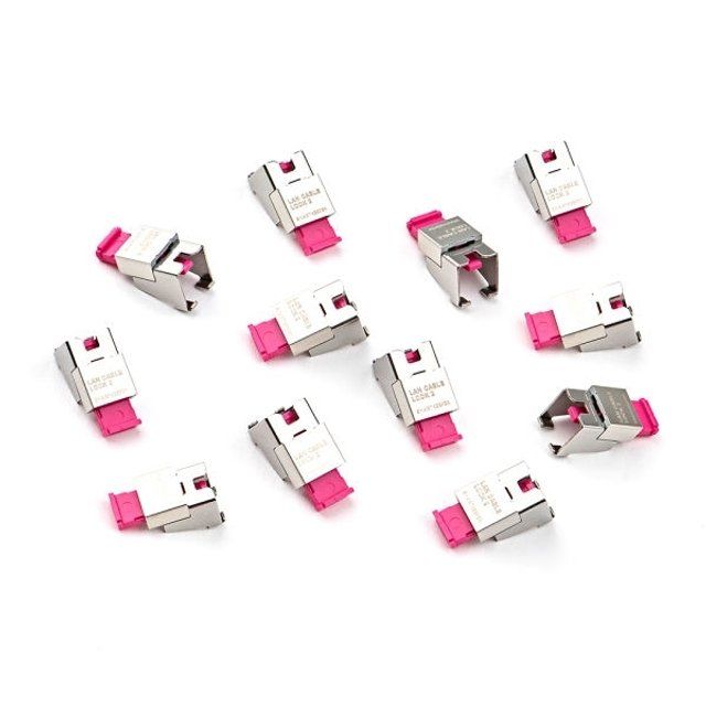 SmartKeeper NC13P1PK 12 x LAN Cable Locks 2 without Lock Key Basic Pink SLSART-0317 SLSART0317 (SLSART-0317)
