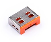 SmartKeeper UL03P1OR 10 x USB A-Port APort Blockers without Lock Key Basic Orange SLSART-0018 SLSART0018 (SLSART-0018)