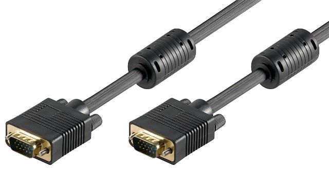 Monitor cable 3m SVGA male to SVGA male
- max resolution: 1920 x 1200 up to 15m inclusive
- max resolution: 1280 x 1024 for 20m and 30m
- max resolution: 1024 x 768 for 40m and 50m
- double screened
- with ferrite
- gold contacts
Packaging: bulk 1 pc.
