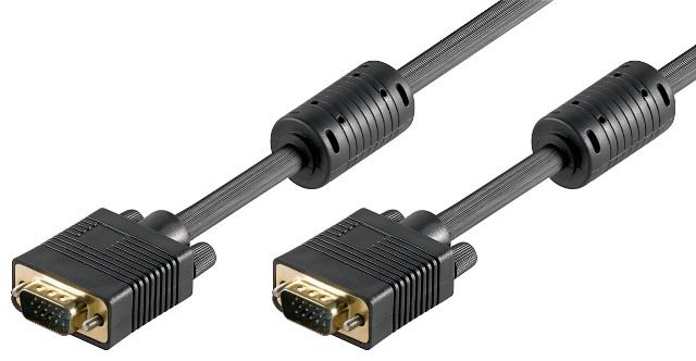 Monitor cable 10m SVGA male to SVGA male
- max resolution: 1920 x 1200 up to 20m inclusive
- max resolution: 1280 x 1024 for 30m
- max resolution: 1024 x 768 for 40m and 50m
- double screened
- with ferrite
- gold contacts
Packaging: bulk 1 pc.