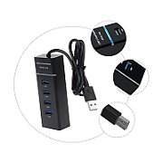 USB3 HUB4M-BK-BL