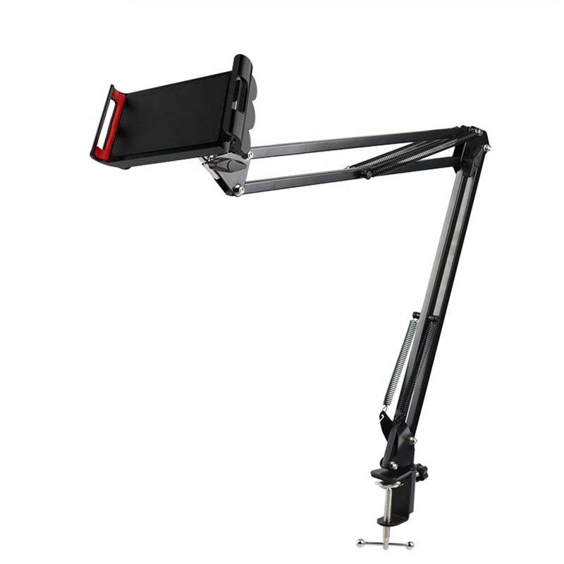 Adjustable pantographic tablet support, 2 arms, with table grip
- for easy mounting on the table, screw support
- arm with spring for slight variations in length and height
- approximate length: 33+33cm
- tablets: 11.5-19cm
Packaging: box 1 pc.