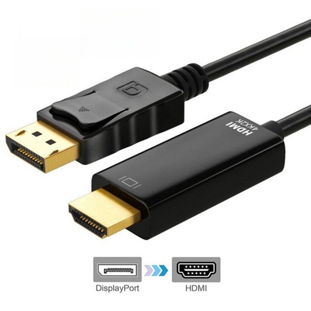 DisplayPort to HDMI Activ cable 3m DP male to HDMI A male V1.2 UHD 4K 60Hz
- gold plated contacts
- signal direction: from DP to HDMI!!!
- maximum resolution: UHD 3840x2160P 60Hz
Packaging: bulk 1 pc.