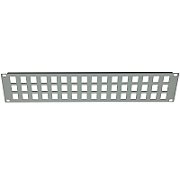Patch panel tip Keystone, neechipat, 48 porturi, 2U