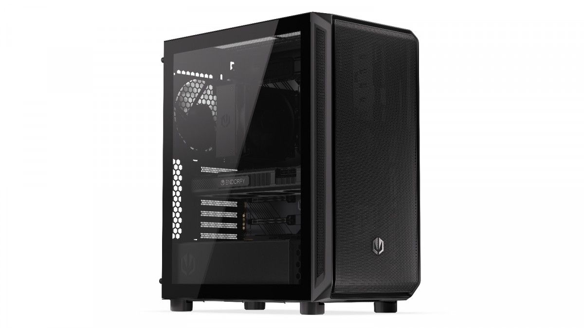 Arx 500 ARGB, MiddleTower, ATX, Negru