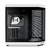 Y70, Dual Chamber, Mid-Tower, ATX, Sticla Securizata lateral/fata, riser PCIe inclus, Negru/Alb