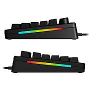 Tastatura mecanica GMMK 3 HE 75% Prebuilt, USB-C, Fox HE Switches, US layout, 81 taste, Negru