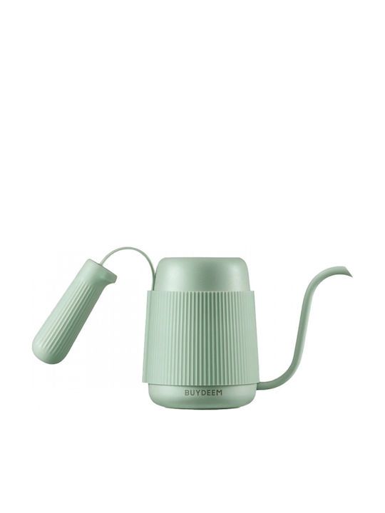 BUYDEEM Gooseneck Pour Over Coffee Kettle, model CD2006, color Cozy Greenish