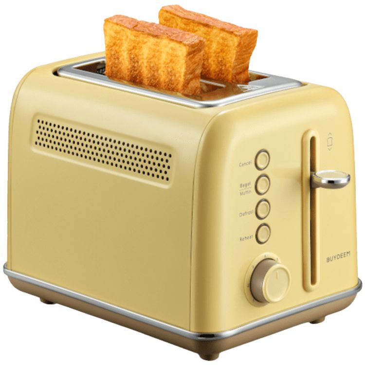 BUYDEEM 2 Slice Toaster, model DT620E, color Mellow Yellow, EU