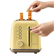 BUYDEEM 2 Slice Toaster, model DT620E, color Mellow Yellow, EU
