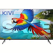 43', UHD, Android TV 11, Black, 3840x2160, 60 Hz, Sound 2x12W, 53 kWh/1000h , BT5.1, HDMI ports 4, 24 months
