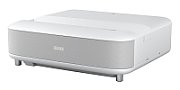 Pachet cu Videoproiector Laser EPSON EH-LS650W, 4K 3.600 lumeni, cu Android TV™, sunet Yamaha si Ecran tensionat