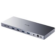 Cudy CS700 stații de andocare și replicatoare de porturi pentru calculatoare portabile Prin cablu USB 3.2 Gen 2 (3.1 Gen 2) Type-C Gri
