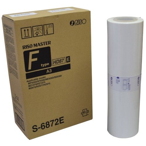 Riso Master HD A3, Type 87 (S-6872E) (S6872E) S-8140E S8140E