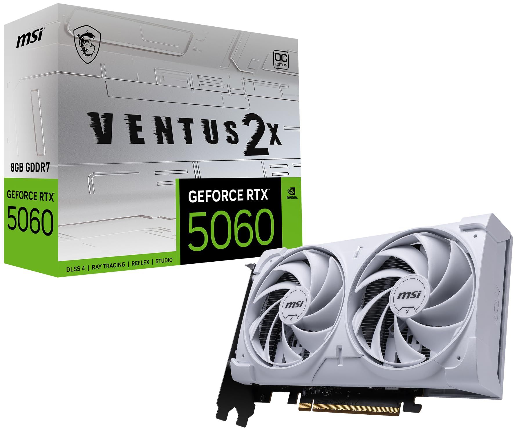 Placa video MSI GeForce RTX 5060 VENTUS 2X OC 8 GB GDDR7 128 bit