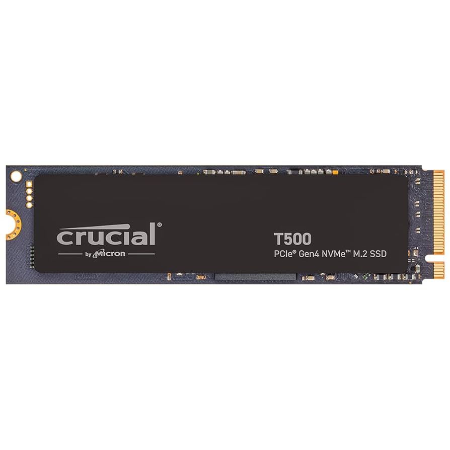 Crucial SSD PCIE G4 M.2 NVME 4TB/T500 CT4000T500SSD3 CR...