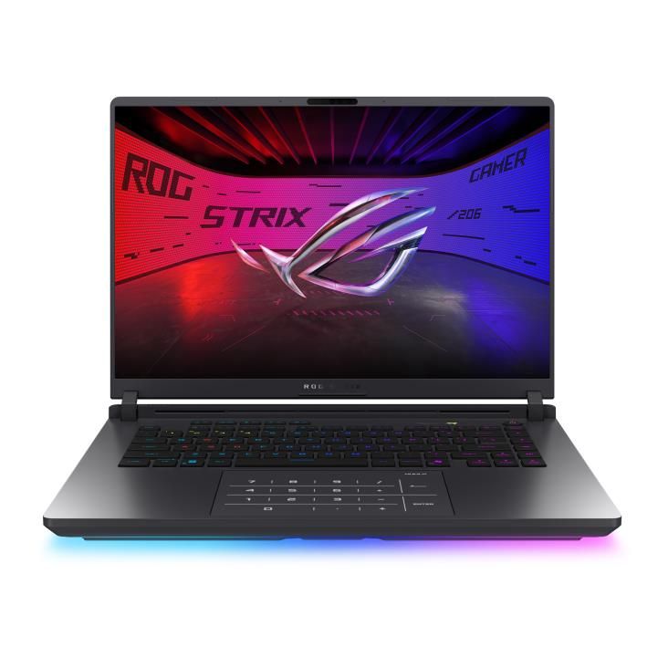 Laptop Lenovo ROG Strix G16 (2025) G615LR-S5076, 16 inch 2560 x 1600, Intel 255HX (20 C / 20 T, 1.8 GHz - 5.2 Ghz, 36 MB cache), 32 GB DDR5, 2 TB SSD, Nvidia GeForce RTX 5070 Ti, Fara sistem de operare, Gri