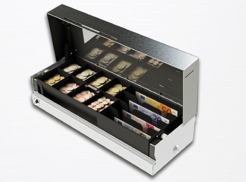 460 FLIP LID DRAWER 8C4VN/ALL BLACK 460X170X100 RJ11 ALIKE