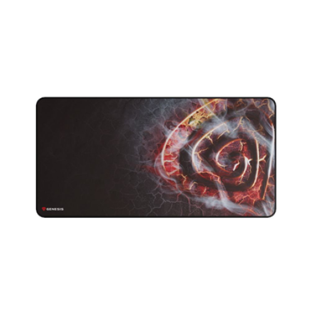 Mousepad Genesis Carbon 500 Maxi Lava G2, material cauciuc + material textil, dimensiuni 900 x 450 x 2.5 mm, multicolor