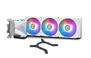 Cooler Procesor MSI MAG CORELIQUID A13 360 AIO ALB, marime radiator 360mm, 3 ventilatoare ARGB GEN2, Viteza pompa: 3800 +/- 10%, Suport AMD: AM4/AM5, suport INTEL: LGA 1700/1851, Airflow: 62.6 CFM, Nivel de zgomot pompa: 20dBA