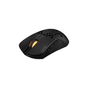 Mouse wireless Hator Stellar Pro, conectivitate 2.4GHz, bluetooth si USB, polling rate pana la 1000Hz, capacitate baterie 300mAh, durata de viata baterie in modul wireless pana la 18 ore (iluminare pornita), pana la 42 de ore (iluminare oprita), timp incarcare 2 ore, tip senzor Optical PixArt 3395