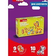 PUZZLE DIN SPUMA EVA,  ANIMALELE DIN SAFARI, PUEDO