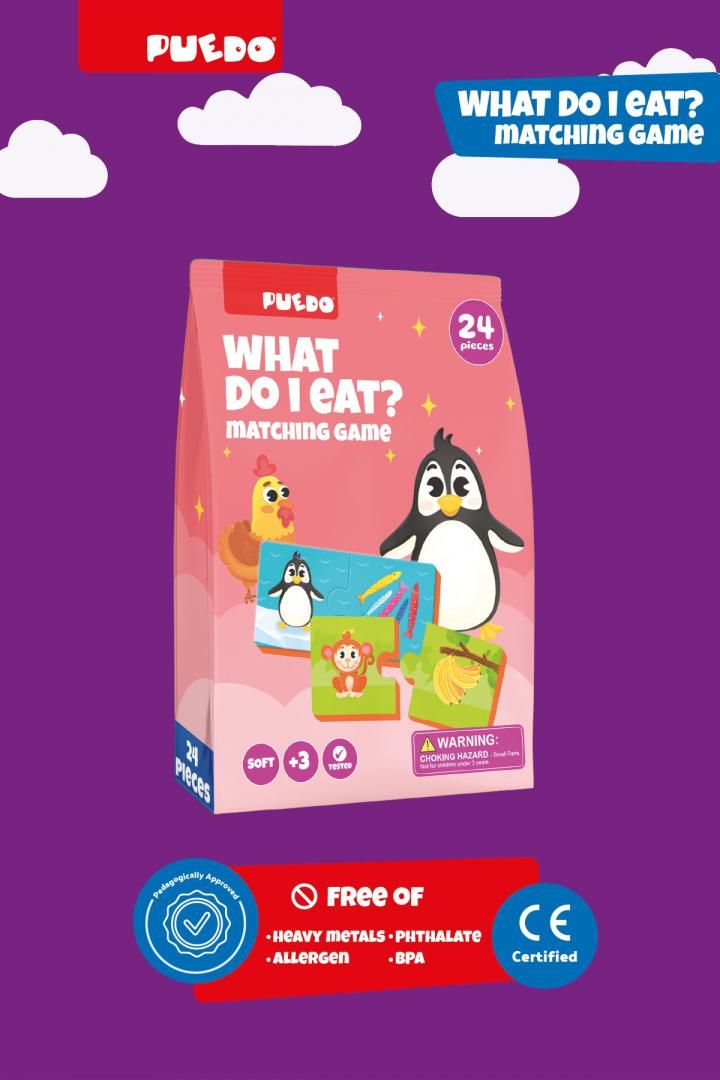 JOC DE POTRIVIRE DIN SPUMA EVA, ''CE MANANC'', PUEDO