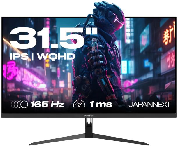 Monitor 31.5 inch JAPANNEXT JN-IPS315WQHD165F 2560 x 1440, 165 Hz