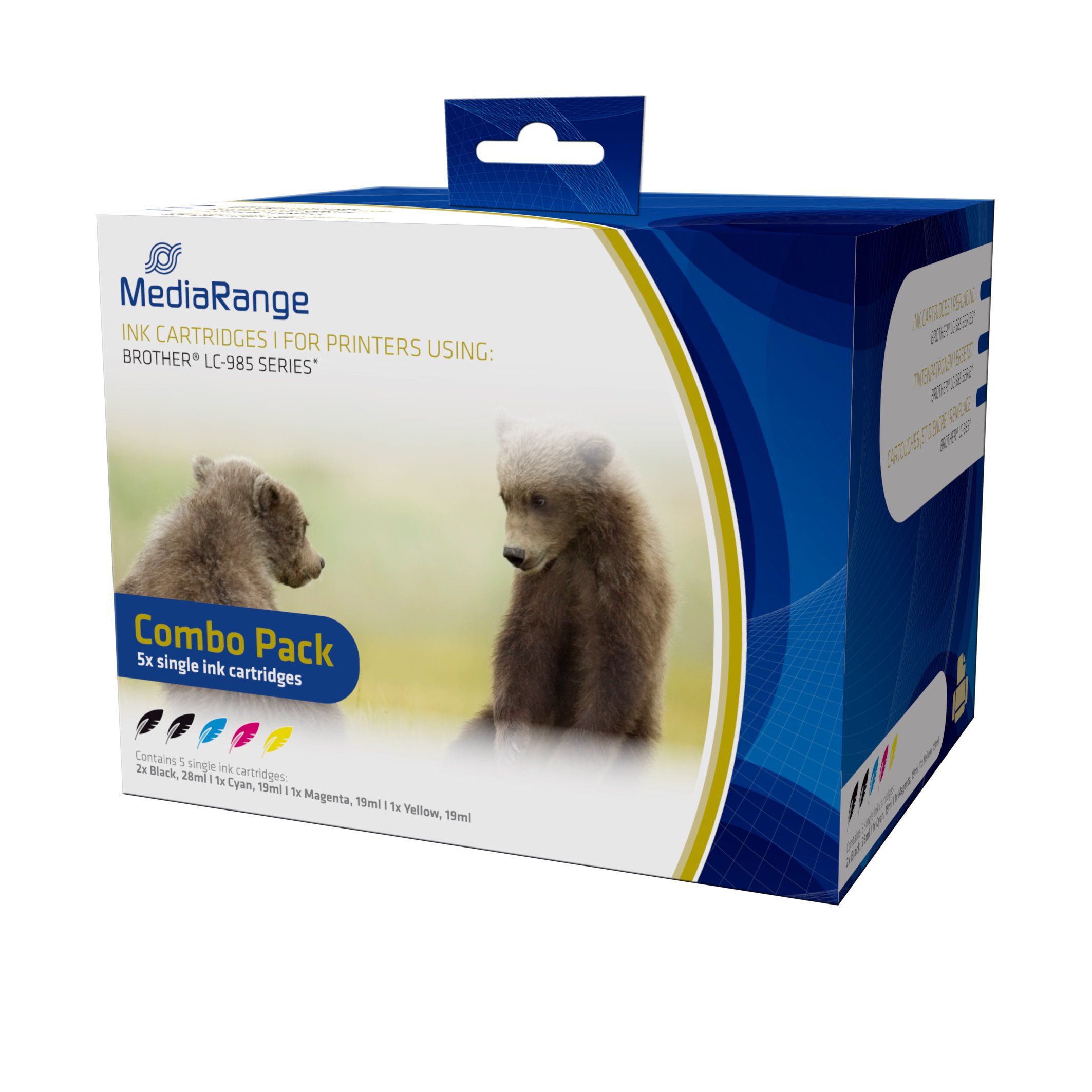 Cartus cerneala MediaRange MRB985 ,Black/tri-color (compatibil cu Brother MRB985) 