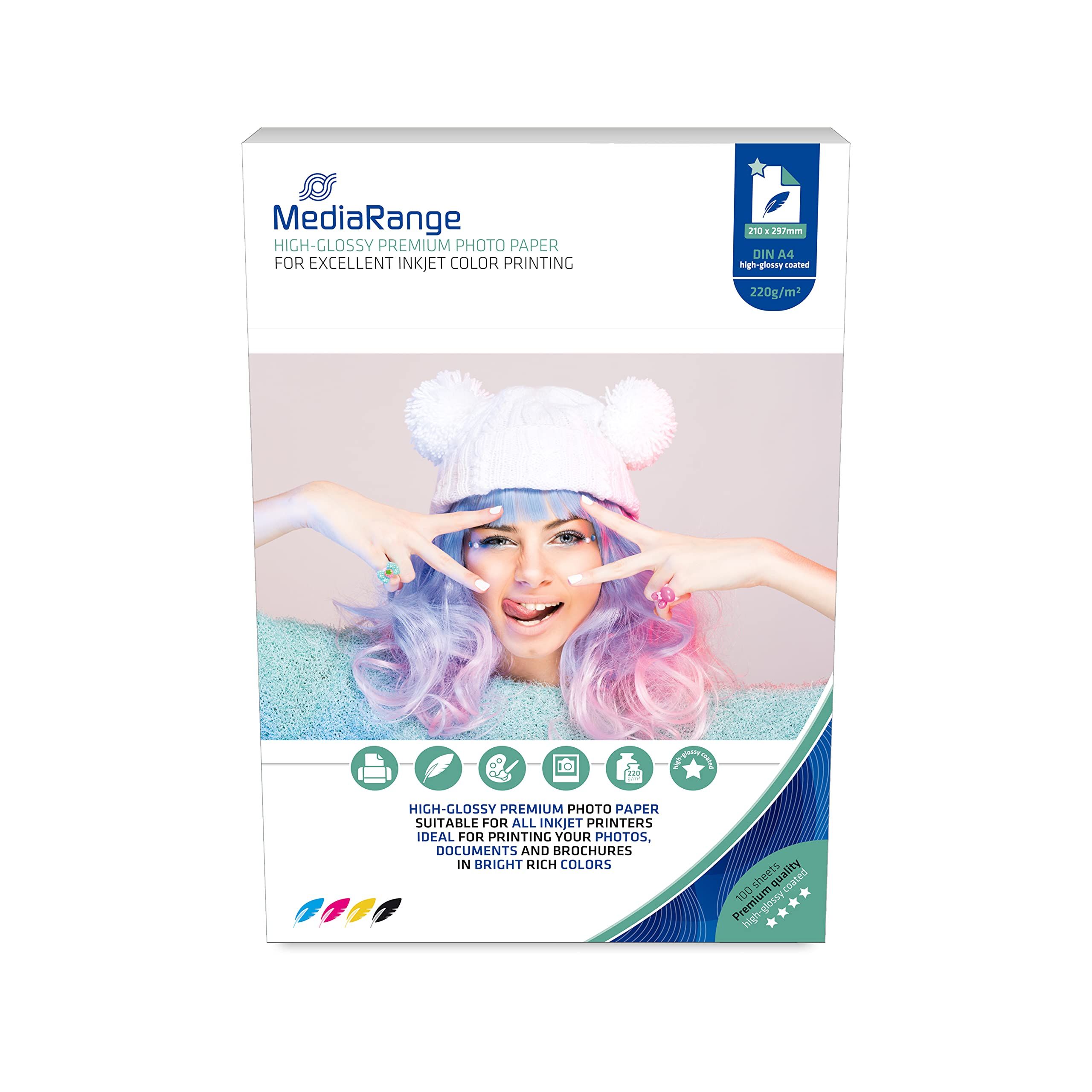 MediaRange  A4 photo paper 220g 100 sheets