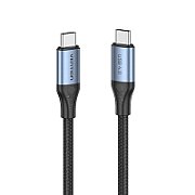Cablu alimentare si date Vention, USB Type-C (T) la USB Type-C (T), 1m, 40 Gbps, 5A, TPE + braided, negru,  TAVHF  (timbru verde 0.08 lei) -6922794769069