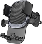 SUPORT AUTO Borofone  BH120  pt. SmartPhone, prindere smartphone in 3 puncte, fixare grila ventilatie, negru  6941991114786 