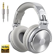 Casti OneOdio  Pro 10 ,cu fir detasabil,Over-Ear,utilizare profesionala,multimedia,DJ,conectare Jack 3.5 mm|Jack 6.35 mm,impedanta 32Ohm,difuzor 50mm,argintiu  Pro 10 Silver  (timbru verde 0.8 lei) -