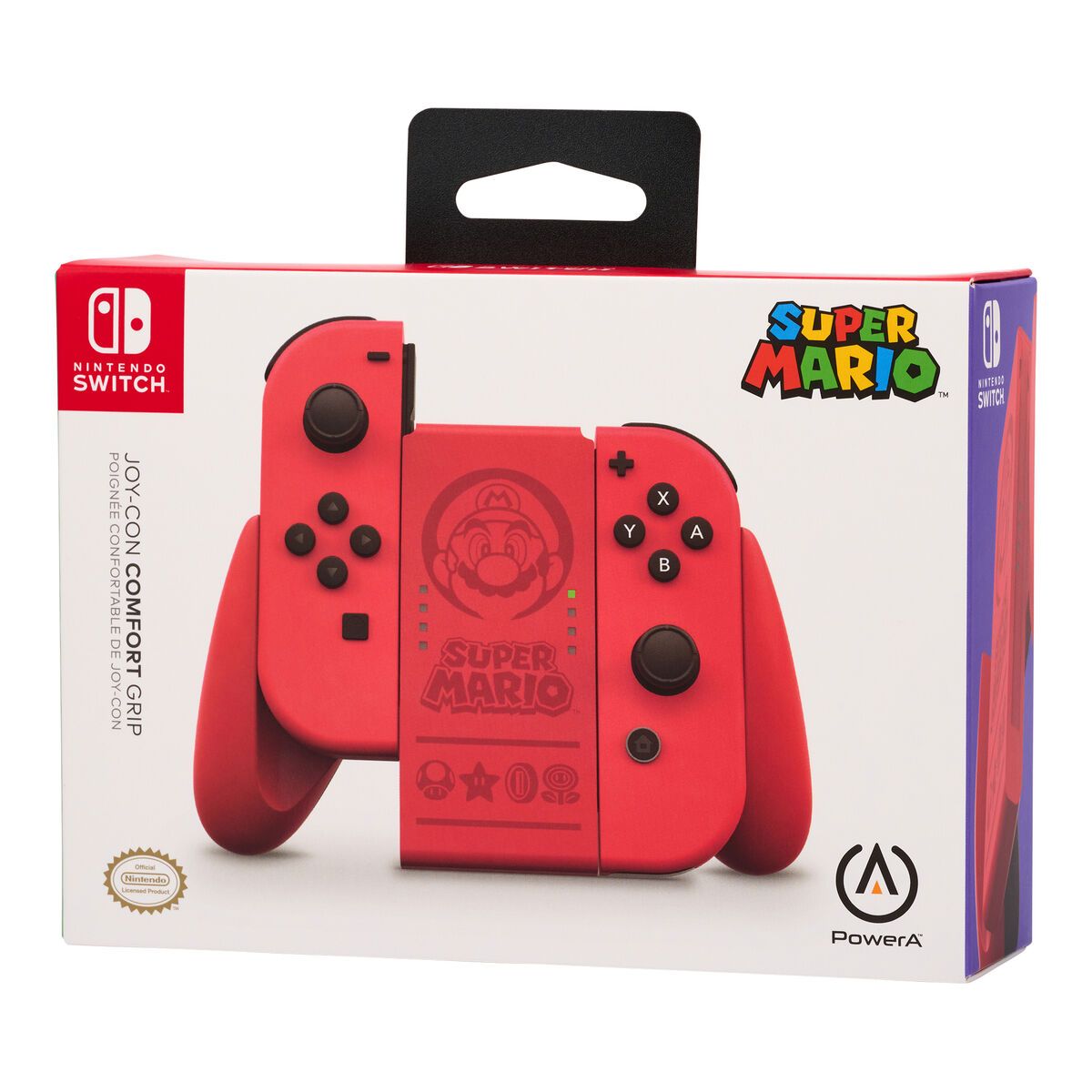 SUPORT controller PowerA, pentru Nintendo Switch JOY-CON, Super Mario, rosu,  NSAC0058-02 