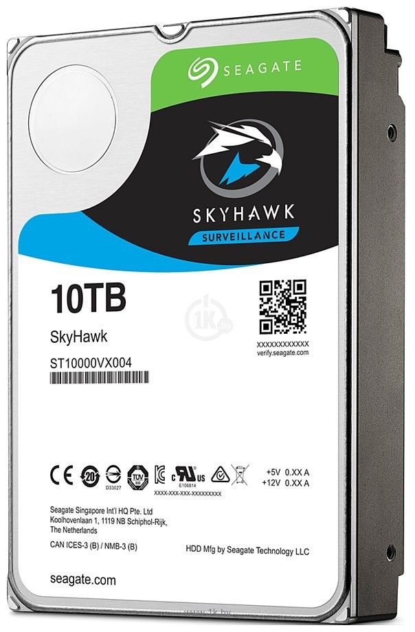 HDD intern Seagate, SkyHawk AI, 3.5 , 10TB,  SATA3, 7200rpm, 256MB  ST10000VE000 