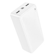 POWER BANK Borofone  BJ55B , 30000mAh, 10W, 1 x USB 1 x USB Type-C, 1 x Micro USB, total 5V/2A, alb,  6941991116438  (timbru verde 0.98 lei)