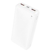 POWER BANK Borofone  BJ56A , 20000mAh, 22.5W, 2 x USB 1 x USB Type-C, 1 x Micro USB, total 2A, alb,  6941991111839  (timbru verde 0.98 lei)