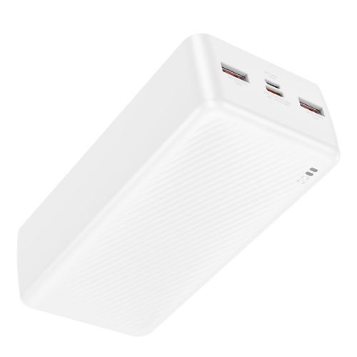 POWER BANK Borofone  BJ56B , 30000mAh, 22.5W, 2 x USB 1 x USB Type-C, 1 x Micro USB, total 2A, alb,  6941991116452  (timbru verde 0.98 lei)