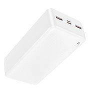 POWER BANK Borofone  BJ56B , 30000mAh, 22.5W, 2 x USB 1 x USB Type-C, 1 x Micro USB, total 2A, alb,  6941991116452  (timbru verde 0.98 lei)