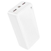 POWER BANK Borofone  BJ56B , 30000mAh, 22.5W, 2 x USB 1 x USB Type-C, 1 x Micro USB, total 2A, alb,  6941991116452  (timbru verde 0.98 lei)