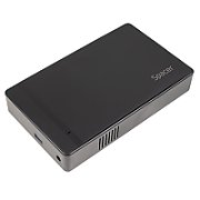 RACK extern SPACER, pt HDD/SSD, 3.5 inch, S-ATA, interfata PC USB 3.0, alimentare retea, plastic, negru,  SPRK-35USB3-01  45503295 (timbru verde 0.8 lei)