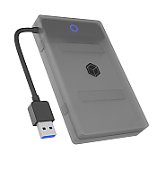 RACK HDD Icy Box SATA III 2.5  la 1x USB 3.2 Gen 1 Type-A , carcasa HDD inclusa, plastic, antracit,  IB-AC603B-U3  (timbru verde 0.8 lei)