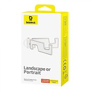 SUPORT Telefon Baseus Portable Series, mic si compact, margini cauciucate, poate fi utilizat ca breloc, alb  B10556600211-00  - 6932172633776