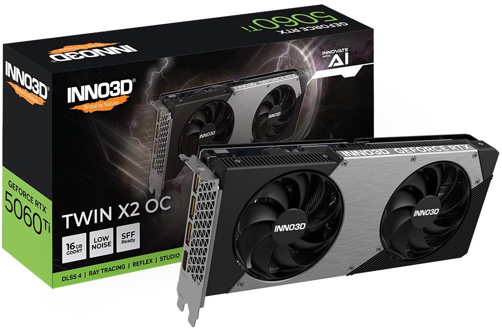 INNO3D GEFORCE RTX 5060 Ti 16GB TWIN X2 OC
