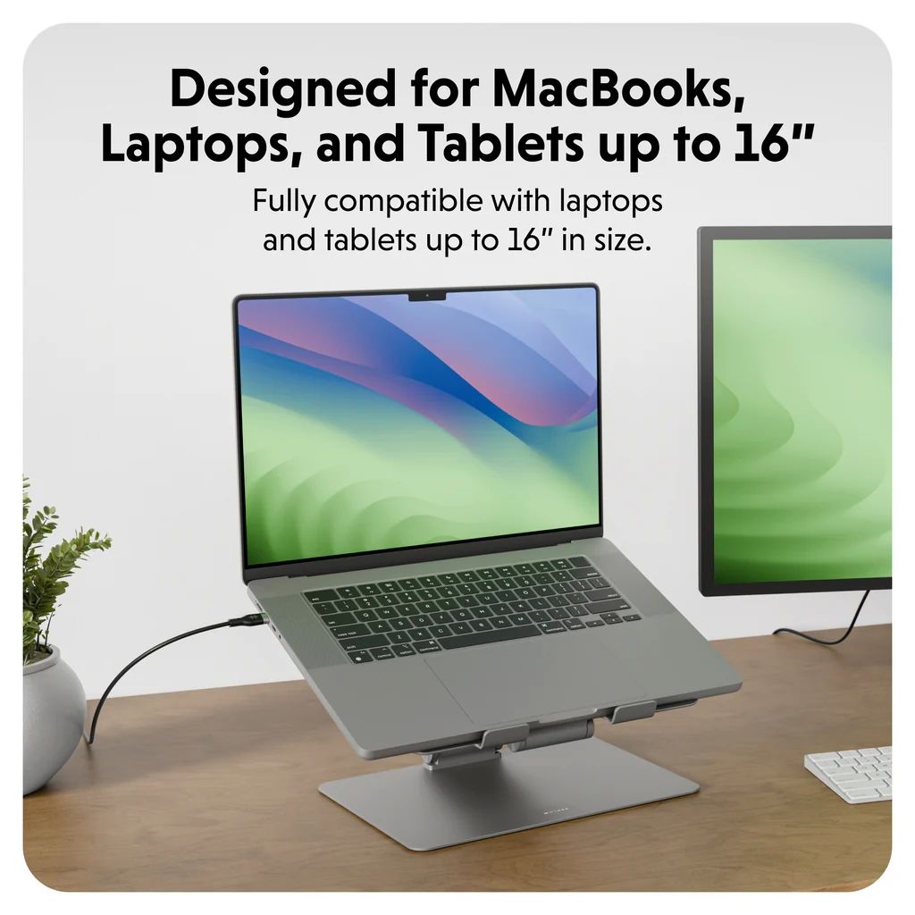 HYPERSPACE FLEX LAPTOP STAND/GREY